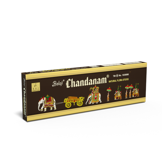 Balaji CHANDANAM Natural Flora Incense Sticks (50 gms)