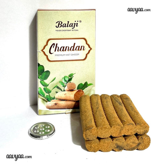 Balaji CHANDAN Premium Wet Dhoop Sticks (10 sticks)