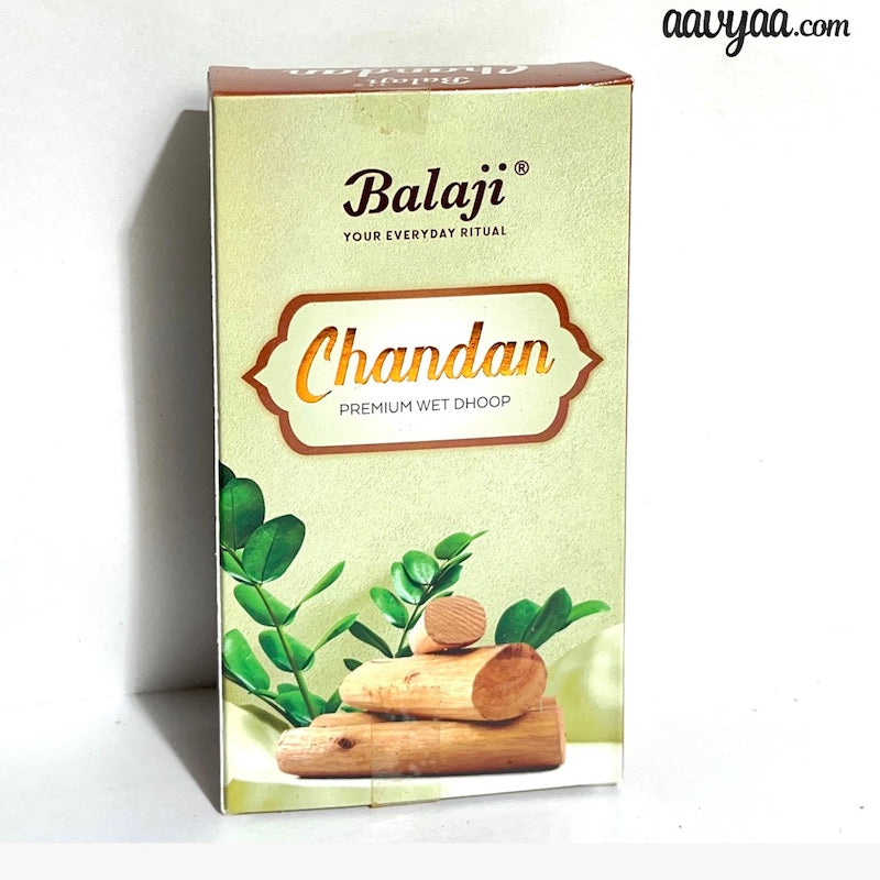 Balaji CHANDAN Premium Wet Dhoop Sticks (10 sticks)
