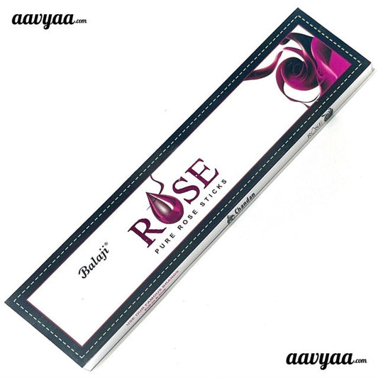 Balaji ROSE Pure Rose Luxury Incense Sticks (10 sticks)