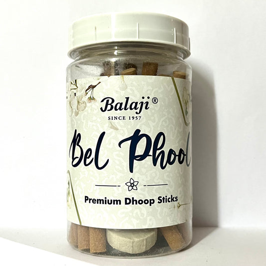 Balaji BEL PHOOL Premium Dhoop Sticks Jar (100 gms)