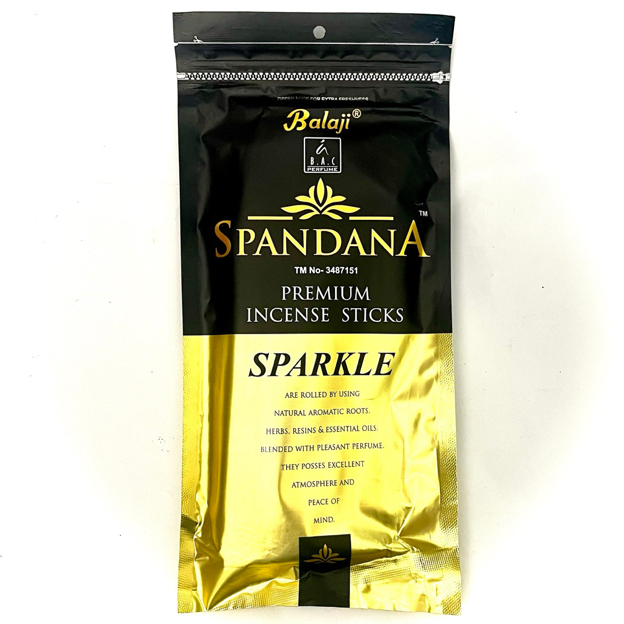 Balaji Spandana SPARKLE Incense Sticks Zipper (130 gms)