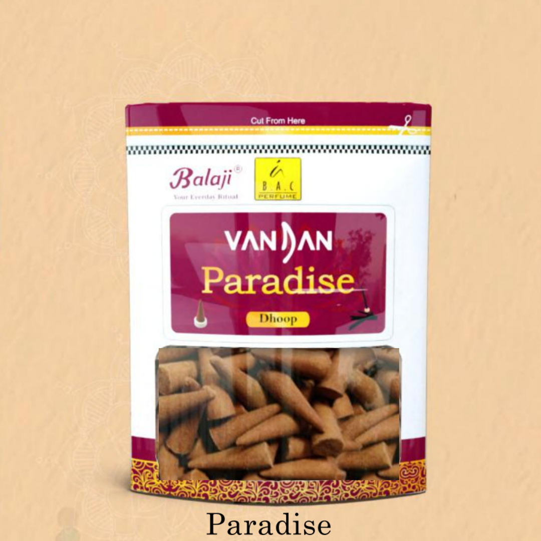 Balaji VANDAN PARADISE Dhoop Cones (120 gms)