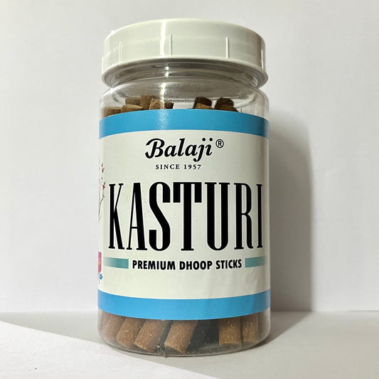 Balaji KASTURI Premium Dhoop Sticks Jar (100 gms)