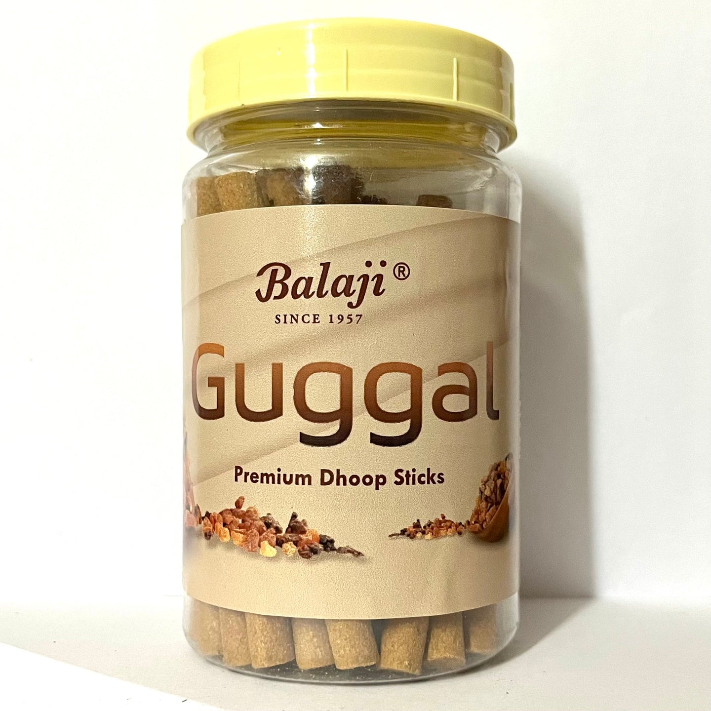 Balaji GUGGAL Premium Dhoop Sticks Jar (100 gms)