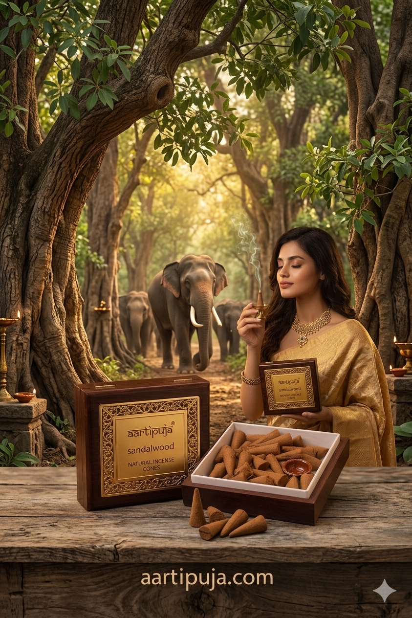 Sandalwood Dhoop Cones