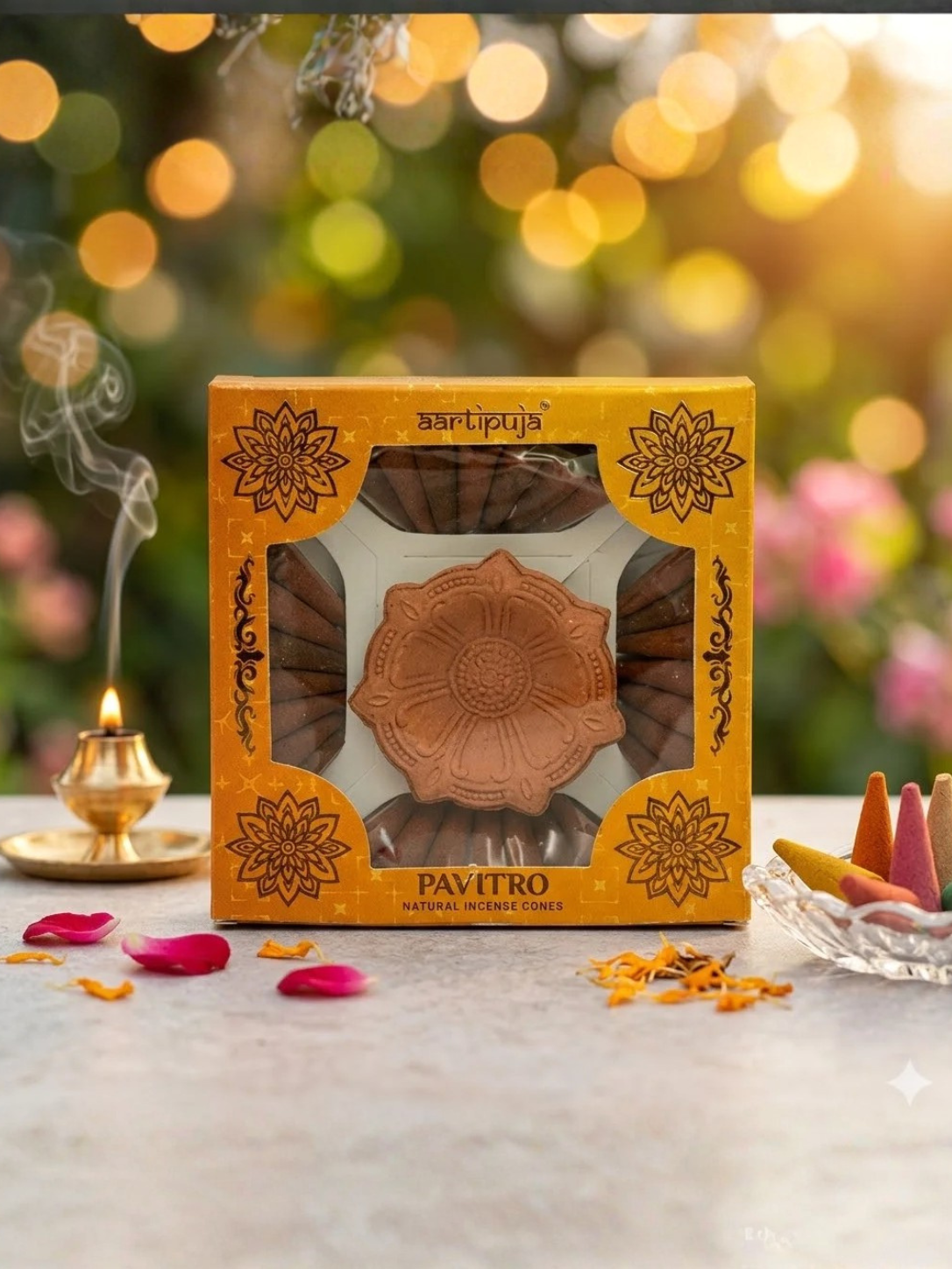 Pavitro natural incense cones